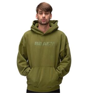 NWT MrBeast Hoodie 100% US Cotton Heavyweight Hoodie for Men, Relaxed Fit Sz XXS
